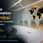 Office Renovation Mumbai with modern corporate workspace, luxury conference room interior, ergonomic office chairs, and premium office design.