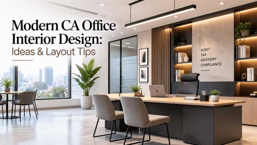 Modern CA Office Interior Design
