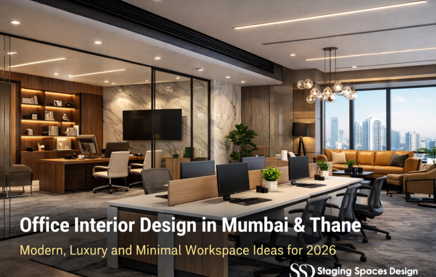 office interior design in mumbai modern luxury corporate workspace staging spaces design
