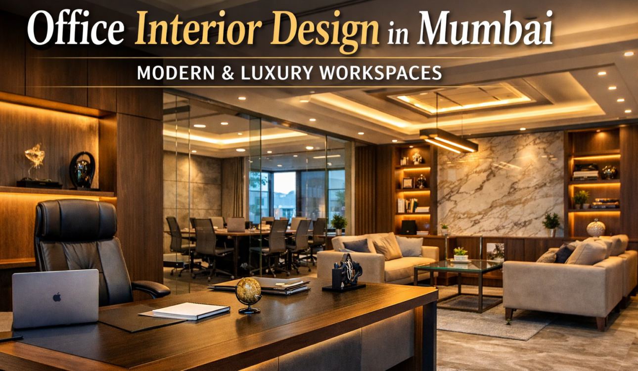 modern office interior design in mumbai with luxury ceo cabin and workspace setup
