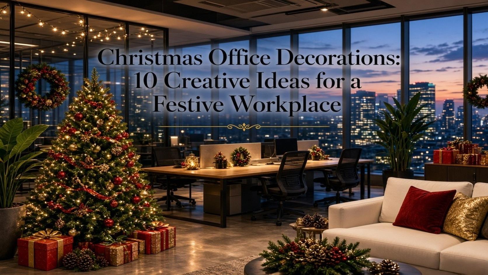 Christmas Office Decorations: 10 Creative Ideas for a Festive Workplace