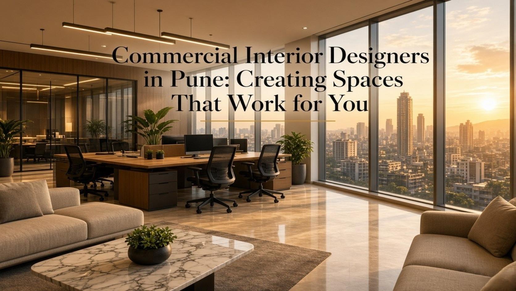 Commercial Interior Designers in Pune Creating Spaces That Work for You